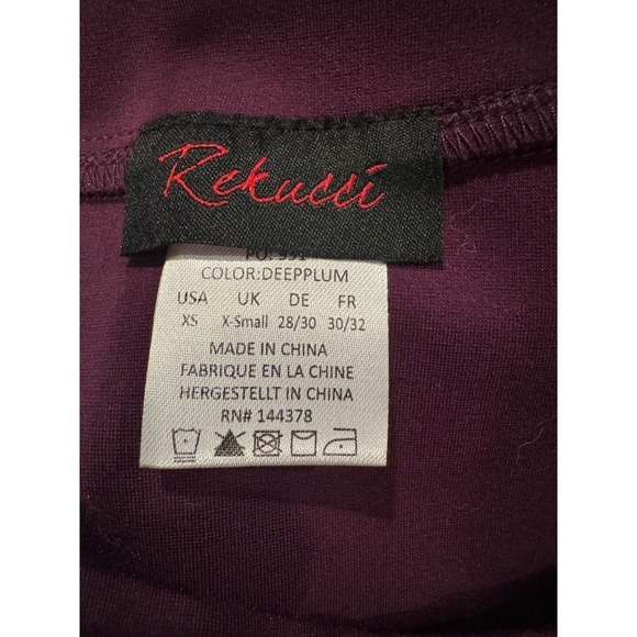 NWT Ease into Comfort by Rekucci Deep Plum Skirt - Size XS - Picture 5 of 6